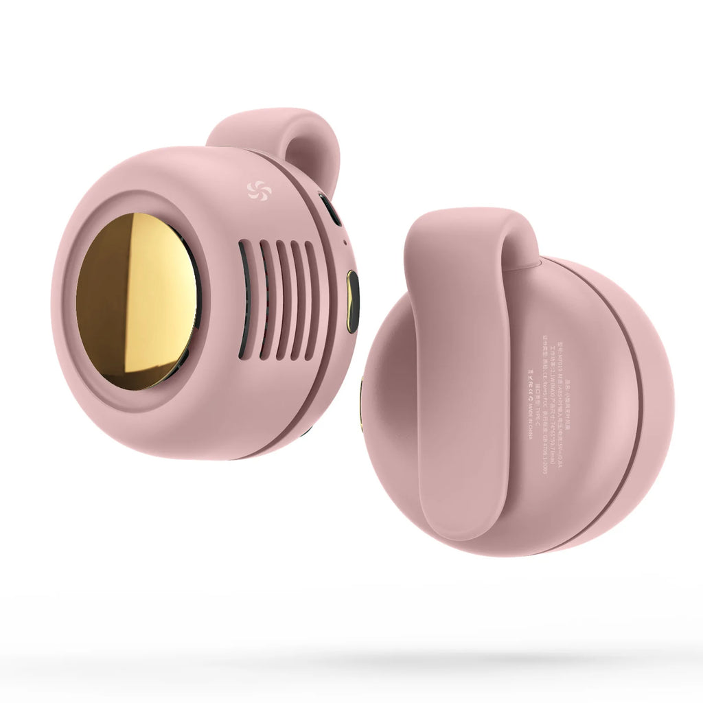 Hands-Free Cooling & Long-Lasting Power Mini Whirlwind Portable Clamp Fan
