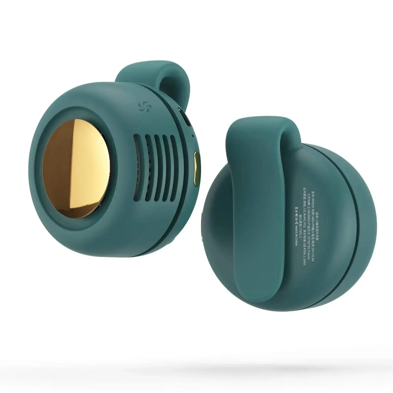 Hands-Free Cooling & Long-Lasting Power Mini Whirlwind Portable Clamp Fan