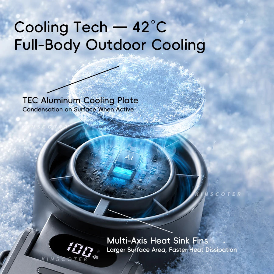 Breeze Mini Outdoor Foldable Portable Handheld Fan Mini Cooling Rechargeabl