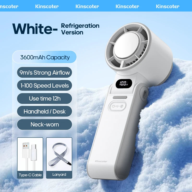 Breeze Mini Outdoor Foldable Portable Handheld Fan Mini Cooling Rechargeabl
